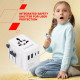 Зарядний пристрій Canyon OnTour 70 3xUSB-C + 2xUSB-A EU/UK/US/AUS 70W White (CNS-TA70W1006W)
