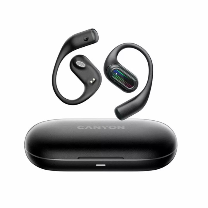 Навушники Canyon OnFlow 12 OWS ENC Black (CNS-TWS12BK)