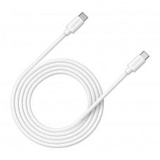 Дата кабель USB-C to USB-C 1.2m 100W 20V/ 5A white Canyon (CNS-USBC9W)