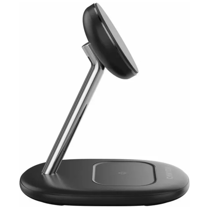 Зарядний пристрій Canyon wireless charger WCS-205 15W Qi2 2in1 w/o adapter Black (CNS-WCS205BW/A)