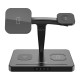 Зарядний пристрій Canyon wireless charger WS-404 15W 4in1 Black (CNS-WCS404)