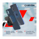 Зарядний пристрій Canyon wireless charger WS-404 15W 4in1 Black (CNS-WCS404)
