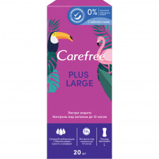 Щоденні прокладки Carefree Plus Large 20 шт. (3574661064543/3574661606248)