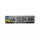 Рамка номерного знака CARLIFE з пластик об'ємними літерами AUDI (2шт) (24-001)