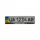Рамка номерного знака CARLIFE пластик з об'ємними літерами Mercedes-Benz (2шт) (24-011)