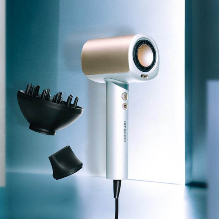 Фен Cecotec DryGlam Nano Plasma Champagne (A01_EU01_101438)