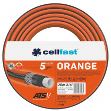 Шланг для поливу Cellfast ORANGE, 3/4', 25 м, 5 шарів, до 24 Бар, -10…50°C (15-021)