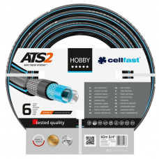 Шланг для поливу Cellfast HOBBY ATS, 3/4', 50м, 6 шарів, до 30 Бар, -20…+60°C (16-221)