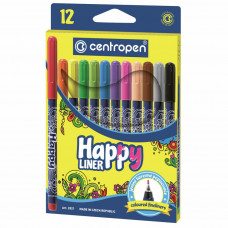 Лайнер Centropen набір Happy Liners 0.4 мм 12 шт 12 кольорів (2521)