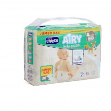 Підгузок Chicco Airy 4 L 7-18 кг 38 шт (11236.00)