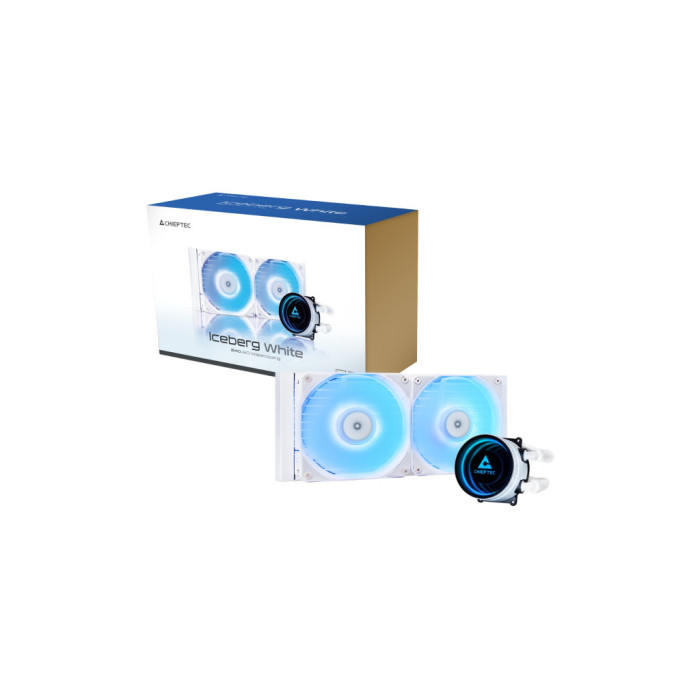 Система рідинного охолодження Chieftec Iceberg 240 ARGB WHITE (CLC-240-RGB-W)
