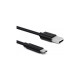Дата кабель USB 2.0 AM to USB-C 3.0m 18W PVC black Choetech (AC0004-BK)