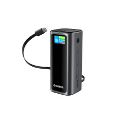 Батарея універсальна Choetech 20000mAh, PD/130W, QC, AFC , TFT, pass-through charging (B815C)