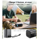 Батарея універсальна Choetech 20000mAh, PD/130W, QC, AFC , TFT, pass-through charging (B815C)