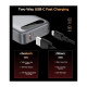 Батарея універсальна Choetech 10000mA, 22.5W, PD, QC, grey (B860-CCGY)