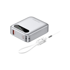 Батарея універсальна Choetech 10000mA, 22.5W, PD, QC, silver (B860-CCSL)