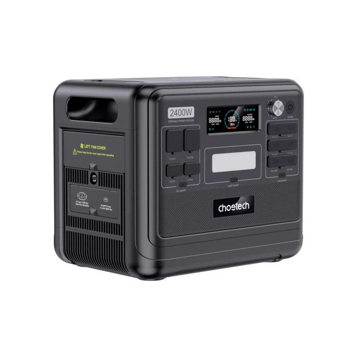Зарядна станція Choetech BS008-BQB 2400W 2048Wh (BS008-BQB)