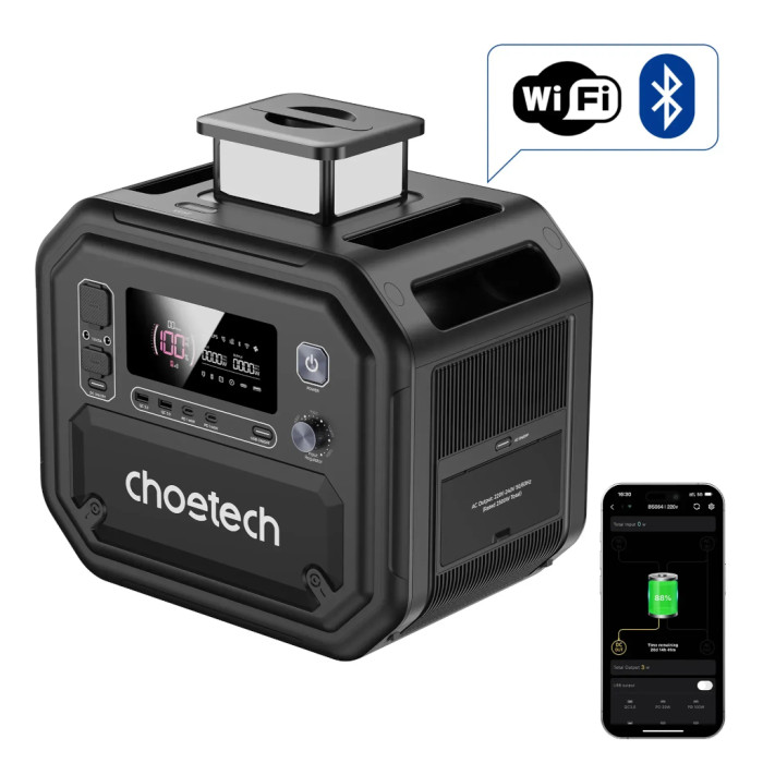 Зарядна станція Choetech BS064 2500W 2160Wh (BS064)