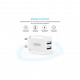 Зарядний пристрій Choetech 2xUSB 5V/2A (C0030EU-WH)