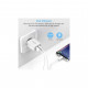 Зарядний пристрій Choetech 2xUSB 5V/2A (C0030EU-WH)