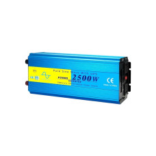 Автомобільний інвертор 12/220V 2500Вт, з функцією ДБЖ, чиста синусоїда Choetech (INV-C2500WUPS-EU)