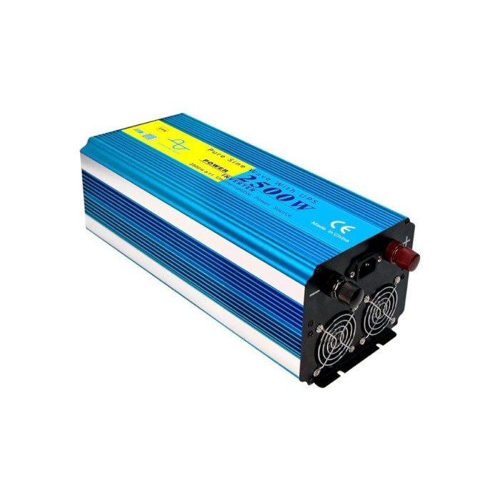 Автомобільний інвертор 12/220V 2500Вт, з функцією ДБЖ, чиста синусоїда Choetech (INV-C2500WUPS-EU)
