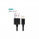 Дата кабель USB 2.0 AM to Lightning 1.2m 2.1A MFI Black Choetech (IP0026-BK)