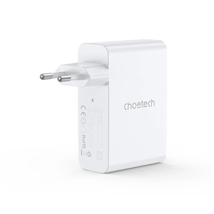 Зарядний пристрій Choetech 3xUSB-C + 1xUSB PD100W GaN (PD9002)