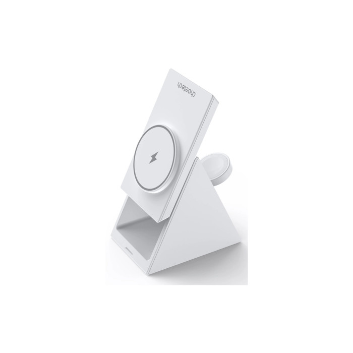 Зарядний пристрій Choetech Wireless magnetic 3-in-1 15W white (T600-F)