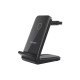 Зарядний пристрій Choetech Wireless 3-in-1 15W black (T608-F)