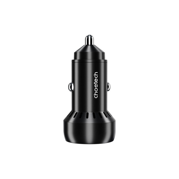 Зарядний пристрій Choetech USB-C+USB-A 60W QC3.0/PD/PPS black (TC0014-BK)