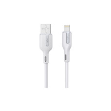Дата кабель USB 2.0 AM to Lightning 1.0m 2.4A white Choetech (XAL-0003-WH-V2)