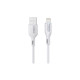 Дата кабель USB 2.0 AM to Lightning 1.0m 2.4A white Choetech (XAL-0003-WH-V2)
