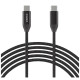 Дата кабель USB-C to USB-C 1.0m + 2.0m PD3.1 240W 2pcs Choetech (XCC-1060)