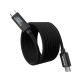 Дата кабель USB-C to USB-C 1.2m PD100W digital display silicone Choetech (XCC-1064)