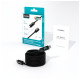 Дата кабель USB-C to USB-C 1.2m PD100W digital display silicone Choetech (XCC-1064)