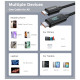 Дата кабель USB-C to USB-C 1.2m PD100W digital display silicone Choetech (XCC-1064)