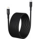 Дата кабель USB-C to Lightning 1.8m MFi PD20W braided black Choetech (XCL-1021-BK)