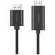 Кабель мультимедійний DisplayPort M to HDMI M 2.0m 4K60Hz Choetech (XDH01-BK)
