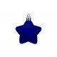 Ялинкова іграшка Chomik Зірка 3шт (6см) сині (5901292688639BLUE)