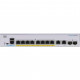 Комутатор мережевий Cisco CBS250-8P-E-2G-EU