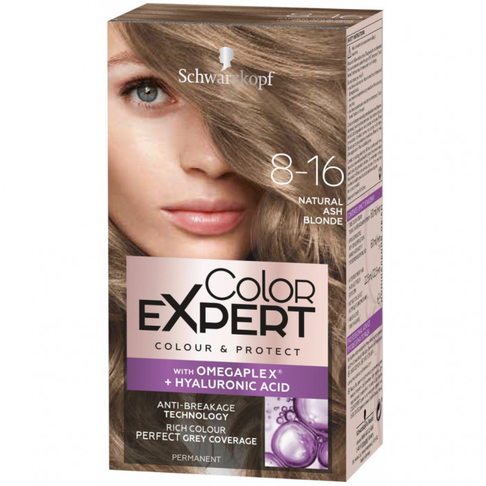 Фарба для волосся Color Expert 8-16 Світло-Русявий Попелястий 142.5 мл (4015100446906)
