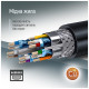 Кабель мультимедійний HDMI M to HDMI M 3.0m V2.0 4K60Hz black ColorWay (CW-CBHD079-BK)