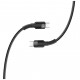 Дата кабель ColorWay USB-C to USB-C 0.3m 3А black (CW-CBPDCC054-BK)