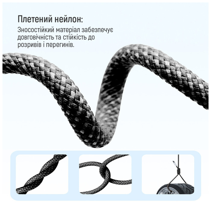 Дата кабель USB-C to Lightning 2.0m 27W PD FC black ColorWay (CW-CBPDCL068-BK)