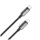 Дата кабель USB-C to Lightning 1.0m PD30W zinc alloy braided black ColorWay (CW-CBPDCL098-BK)
