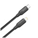 Дата кабель USB-C to Lightning 2.0m PD30W TPE embossed black ColorWay (CW-CBPDCL102-BK)