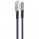 Дата кабель USB 2.0 AM to Type-C 1.0m zinc alloy blue ColorWay (CW-CBUC012-BL)
