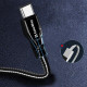 Дата кабель USB 2.0 AM to Type-C 1.0m metal spring black ColorWay (CW-CBUC015-BK)