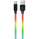 Дата кабель USB 2.0 AM to Type-C 1.0m multicolor ColorWay (CW-CBUC018-MC)